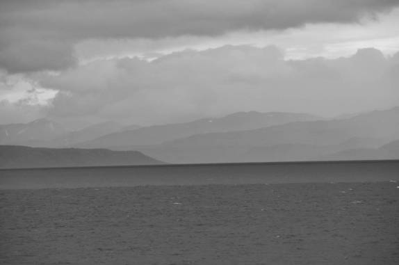 Dia nublado, especial para fotos em PB, em Homer, na Península do Kenai, no sul do Alaska